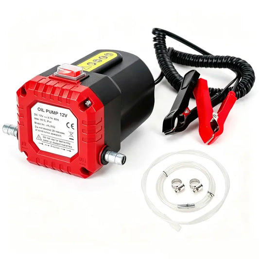 12V 80W Electric Oil Extractor Pump – Oil Transfer Pump for Cars, Trucks, RVs & Boats